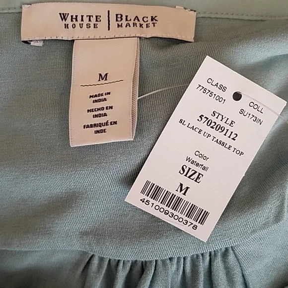 New White House Black Market V-Neck Sleeveless Top - Picture 4 of 7